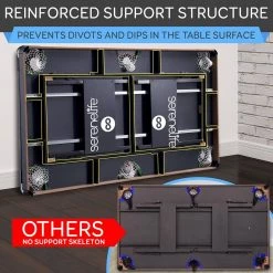 Serenelife Portable Pool Table SLPLTB76 Sports & Outdoors