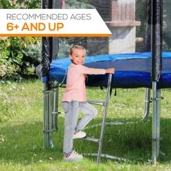 SereneLife Outdoor Trampoline Safety Ladder SLTRALDR