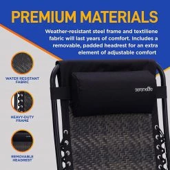 Serenelife Rattan Zero Gravity Lawn Chair SL1ZRC65 15 Serenelife Rattan Zero Gravity Lawn Chair SL1ZRC65