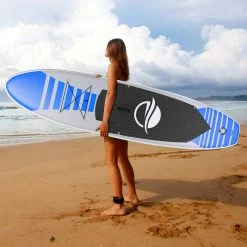 SereneLife Free-Flow SUP Inflatable Paddle Board Sports & Outdoors