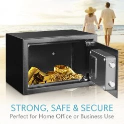 SereneLife Home & Lighting Fireproof Lock Box SLSFE12