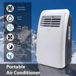SereneLife Compact Home Air Conditioner Cooling Unit SLPAC8 Home & Lighting