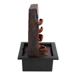 SereneLife Home & Lighting Electric Water Fountain Decor SLTWF83LED