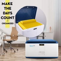 SereneLife Home & Lighting Security Locking Storage Container Bin SLSBIN21