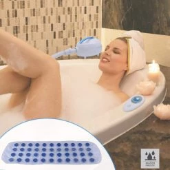 SereneLife Bubble Bath Mat Body Spa Massage PHSPAMT24HT Health & Beauty