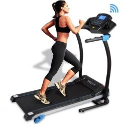 SereneLife Smart Folding Treadmill SLFTRD25 Sports & Outdoors