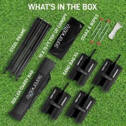 SereneLife Pop Up Canopy Tent Sports & Outdoors