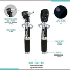SereneLife Health & Beauty Ophthalmoscope & Otoscope Kit SLOTOSPE016