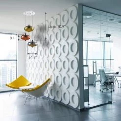 SereneLife Pendant Hanging Light Fixture