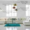 SereneLife Pendant Hanging Light Fixture